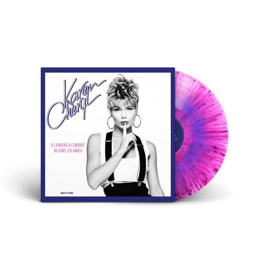 Karen Cheryl "À l'envers à l'endroit" Vinyle (Edition Splatter)